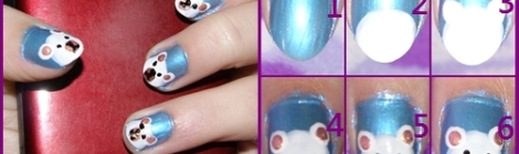 polar bear nail tutorial
