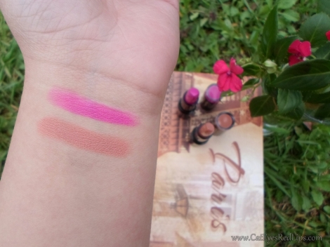 makeup revolution crime and the one swatches